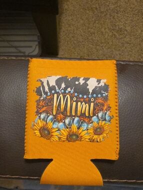 NaNa Orange 'Mimi' Sunflower Drink Can Cooler